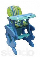 Продам пластиковый стол-стул (трансформер) для кормления Alexis Baby Mix